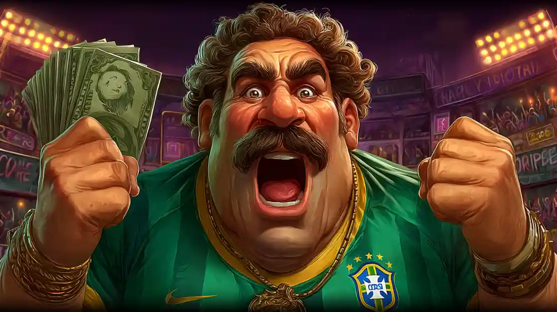 The magnificent Fortune Tiger is surrounded by a sea of shimmering gold coins, showcasing the immense wealth and jackpot prizes waiting to be won in this BD222 slot game.